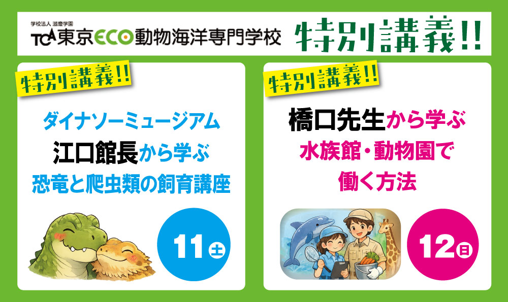 TCA東京ECO動物海洋専門学校 特別講義